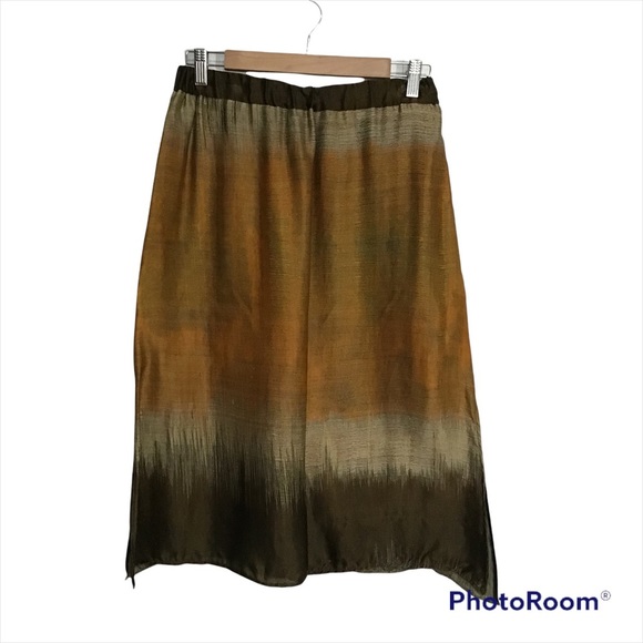 Robert Kitchen Canada Silk Top & Skirt Set size M - Picture 6 of 12